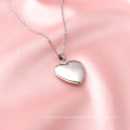 Wholesale Delicate Stainless Steel vintage locket heart pendant necklace